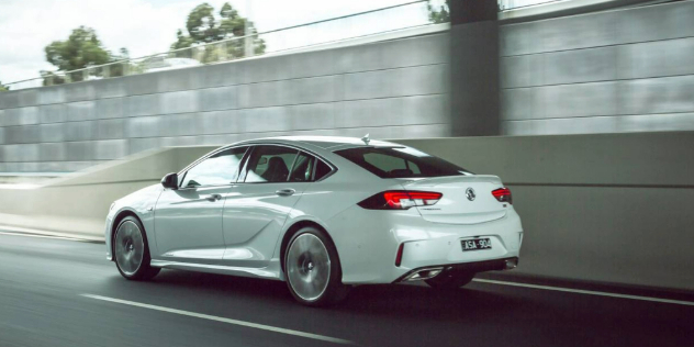 Rear view of the 2018 Holden Commodore