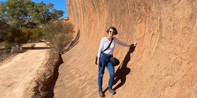 Pildappa Rock wave erosion