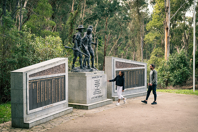 Kokoda Track Memorial Walk in Melbourne, VIC