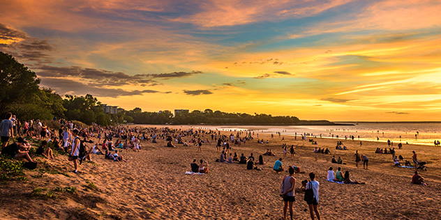 Mindil Beach at sunset