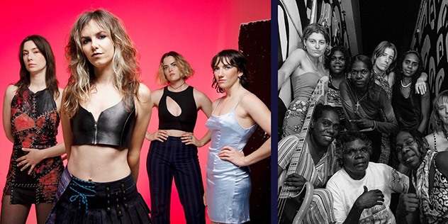 Two all female rock bands